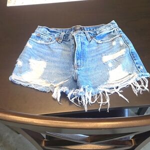 Abercrombie high rise shorts